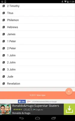 Easy to Read Bible android App screenshot 1