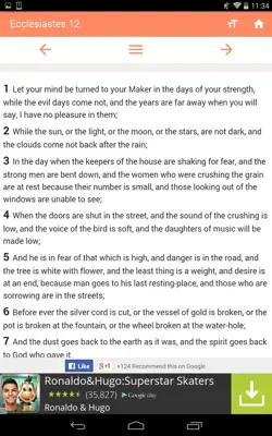 Easy to Read Bible android App screenshot 2