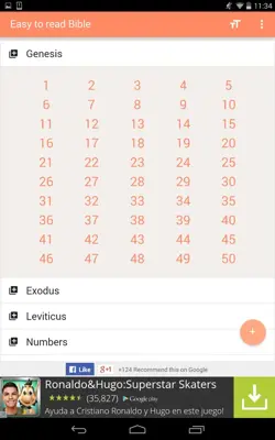 Easy to Read Bible android App screenshot 4